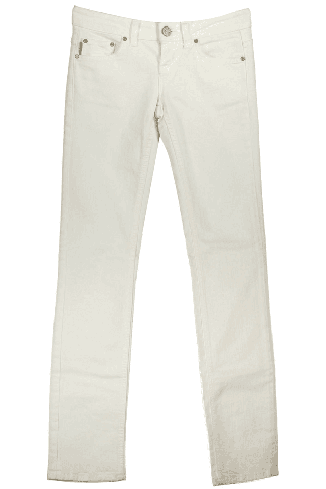 3690LITTLE BIG PANTALONE DONNA BIANCO