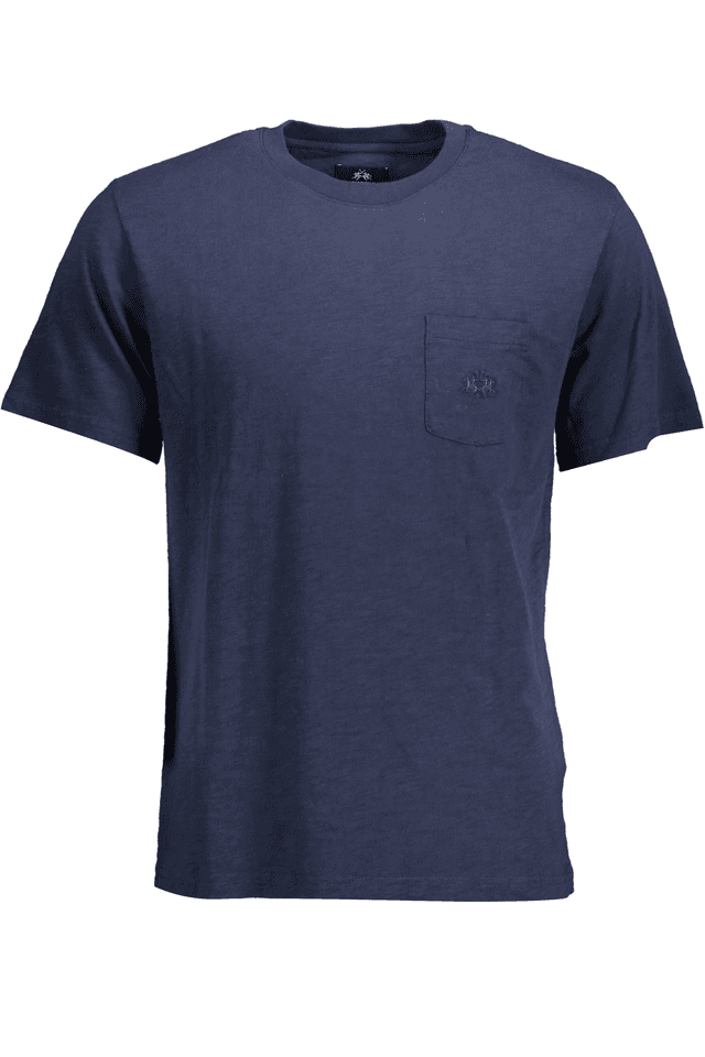 1607LA MARTINA T-SHIRT MANICHE CORTE UOMO BLU