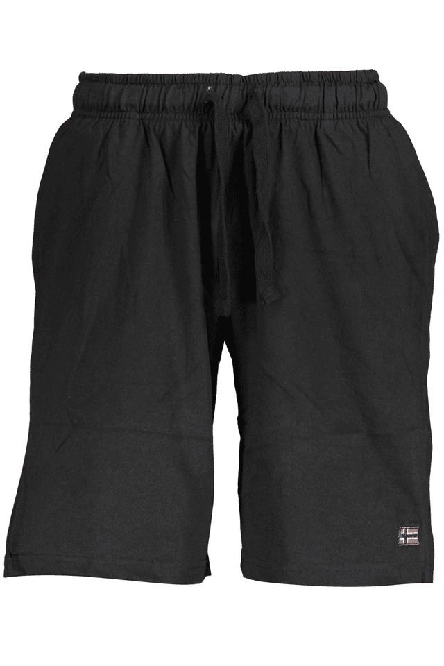 3935NORWAY 1963 PANTALONE BERMUDA UOMO NERO
