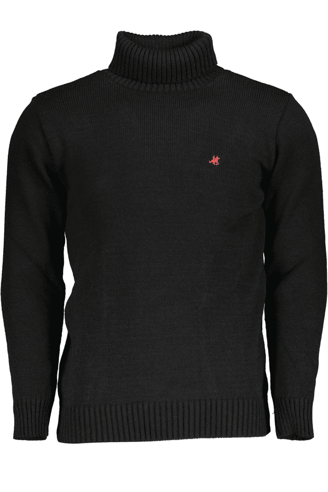 6018U.S. GRAND POLO MAGLIONE UOMO NERO