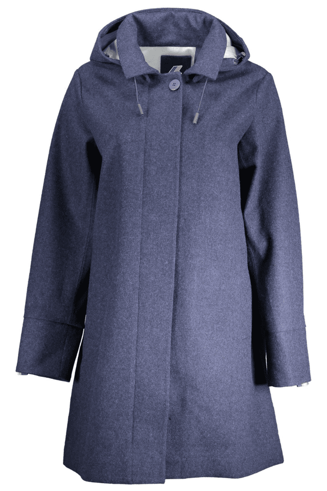 9170K-WAY CAPPOTTO DONNA BLU