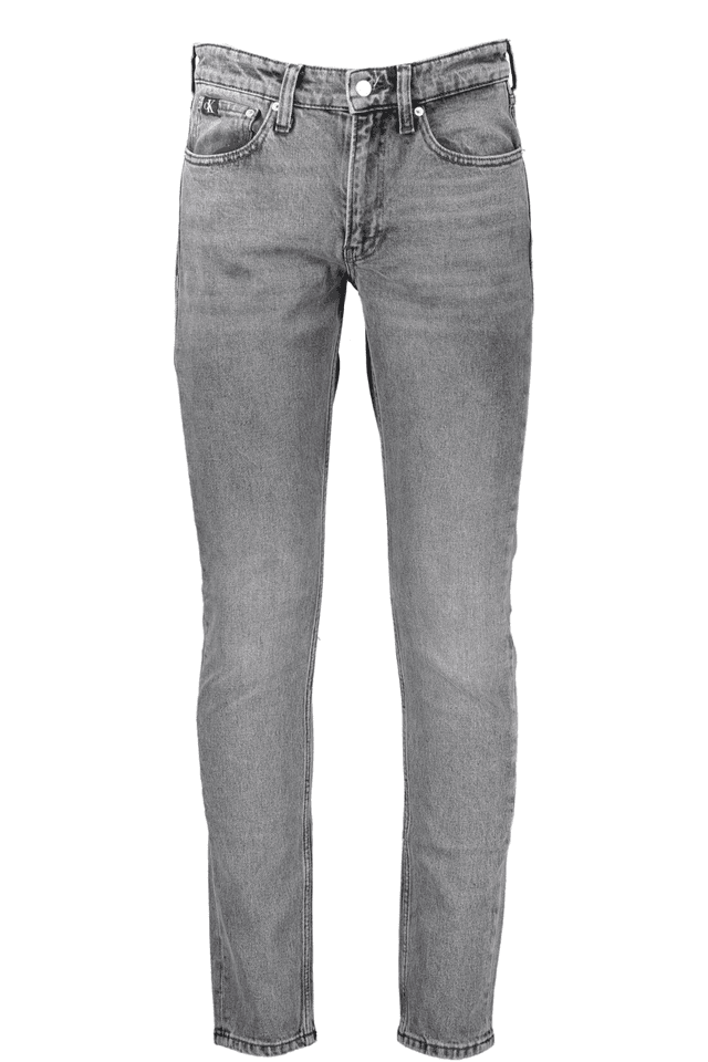7081CALVIN KLEIN JEANS DENIM UOMO GRIGIO