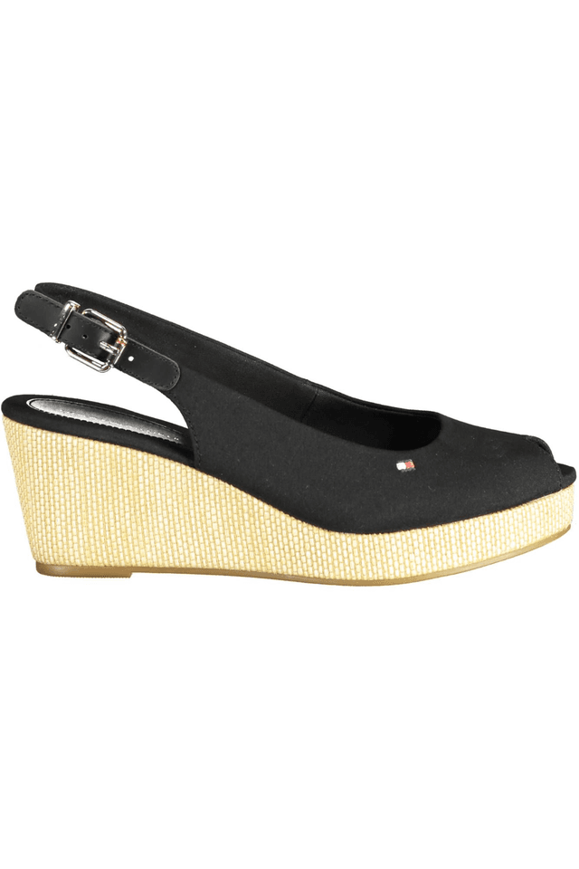 1569TOMMY HILFIGER CALZATURA SANDALO DONNA NERO