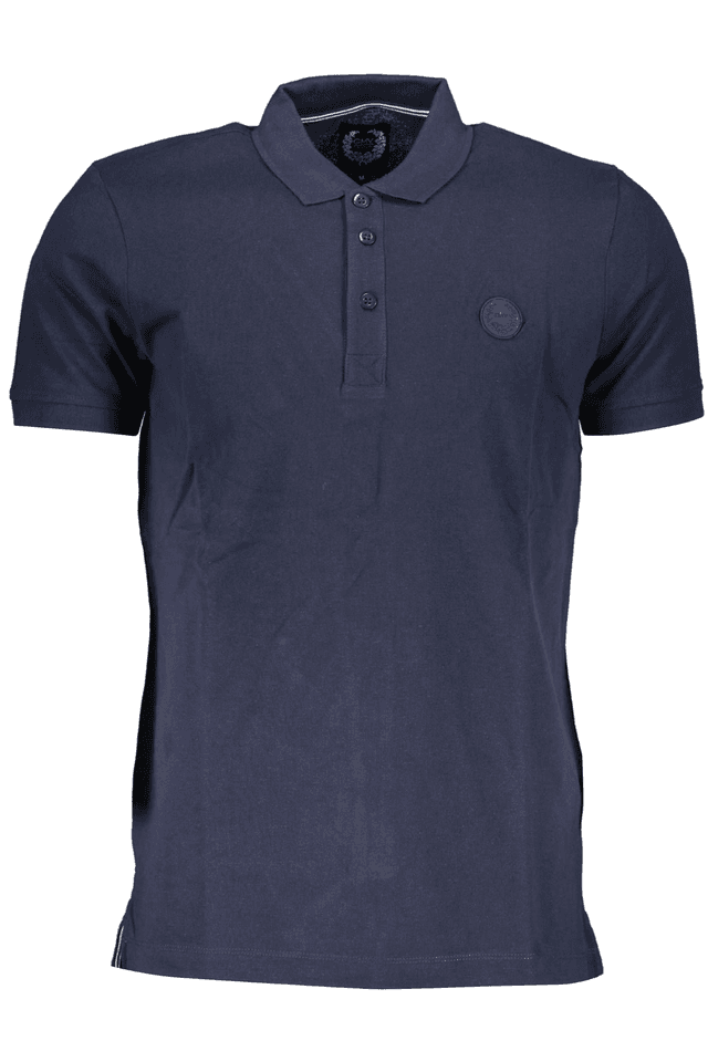 4026GIAN MARCO VENTURI POLO MANICHE CORTE UOMO BLU