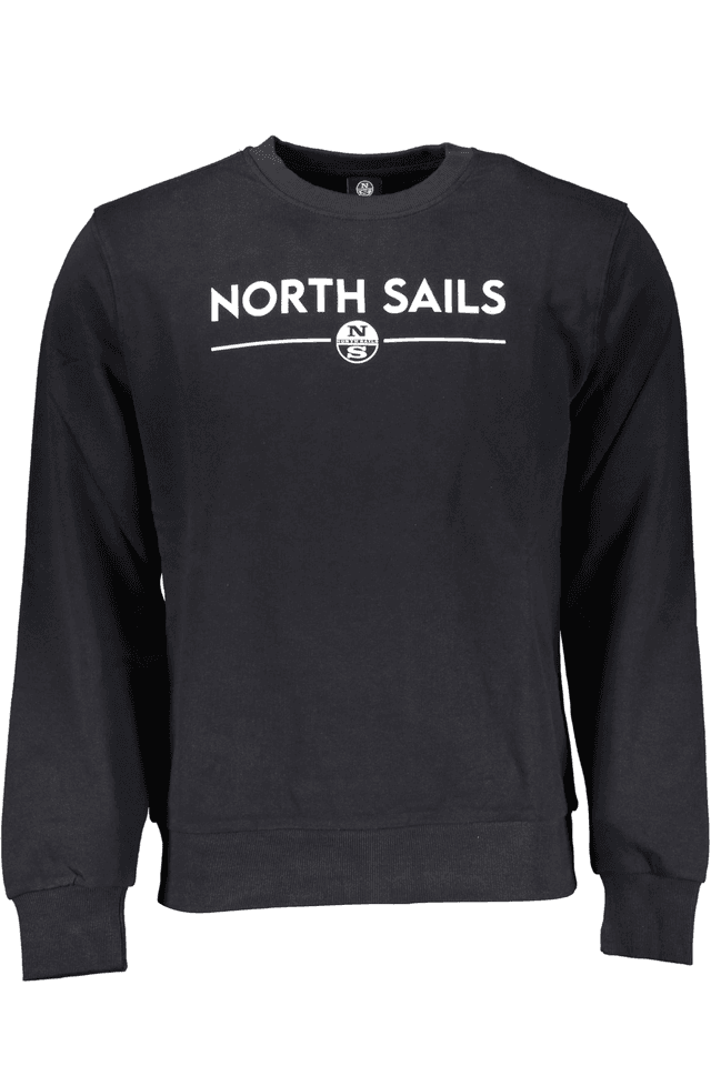 7167NORTH SAILS FELPA SENZA ZIP UOMO NERO
