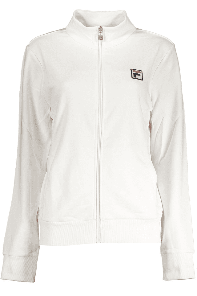 7922FILA FELPA CON ZIP DONNA BIANCO