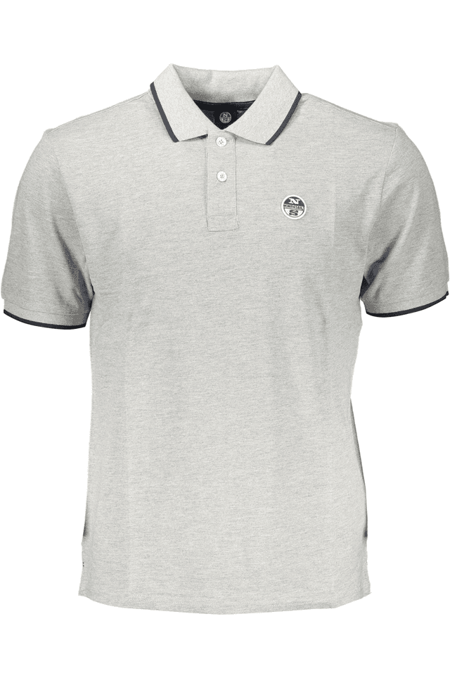 7172NORTH SAILS POLO MANICHE CORTE UOMO GRIGIO