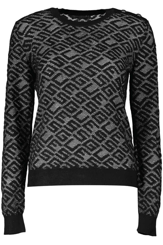 7517GUESS JEANS MAGLIA DONNA NERO