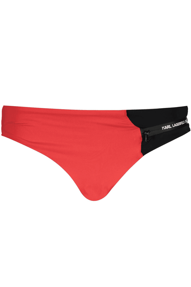1345KARL LAGERFELD COSTUME PARTE SOTTO DONNA ROSSO