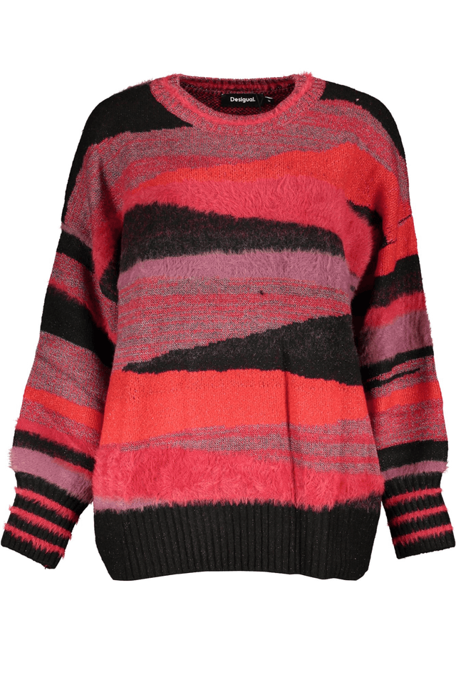 5526DESIGUAL MAGLIONE DONNA ROSSO