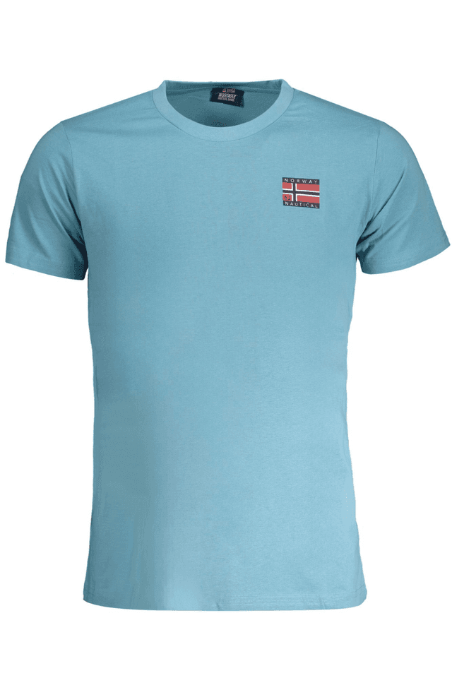 8947NORWAY 1963 T-SHIRT MANICHE CORTE UOMO AZZURRO