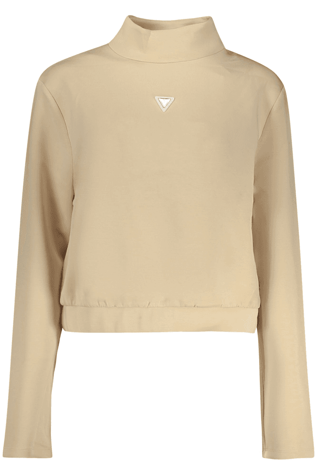 10590GUESS JEANS FELPA SENZA ZIP DONNA BEIGE