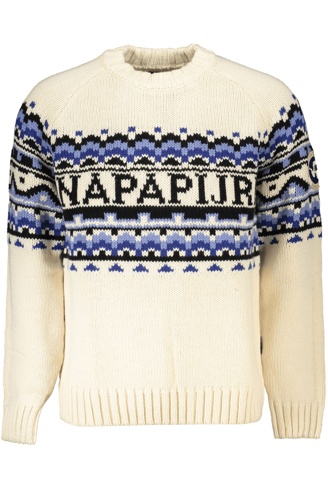 5659NAPAPIJRI MAGLIONE UOMO BIANCO