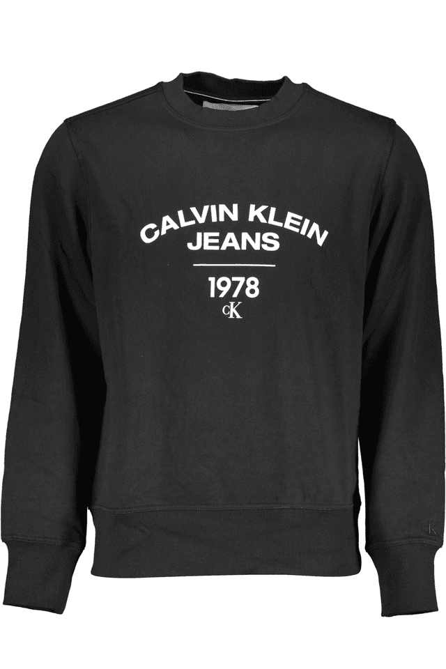 6503CALVIN KLEIN FELPA SENZA ZIP UOMO NERO