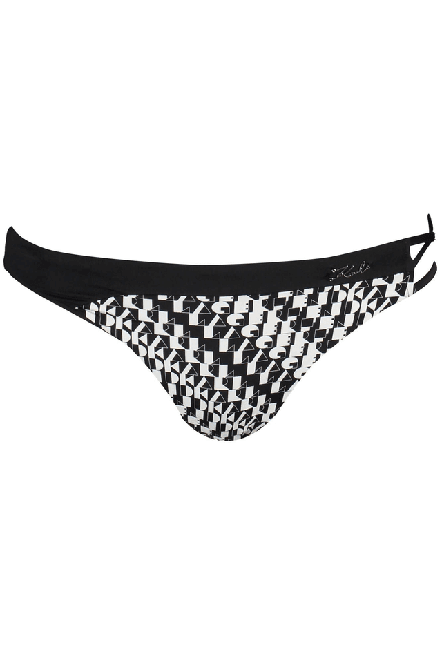 3834KARL LAGERFELD BEACHWEAR COSTUME PARTE SOTTO DONNA NERO