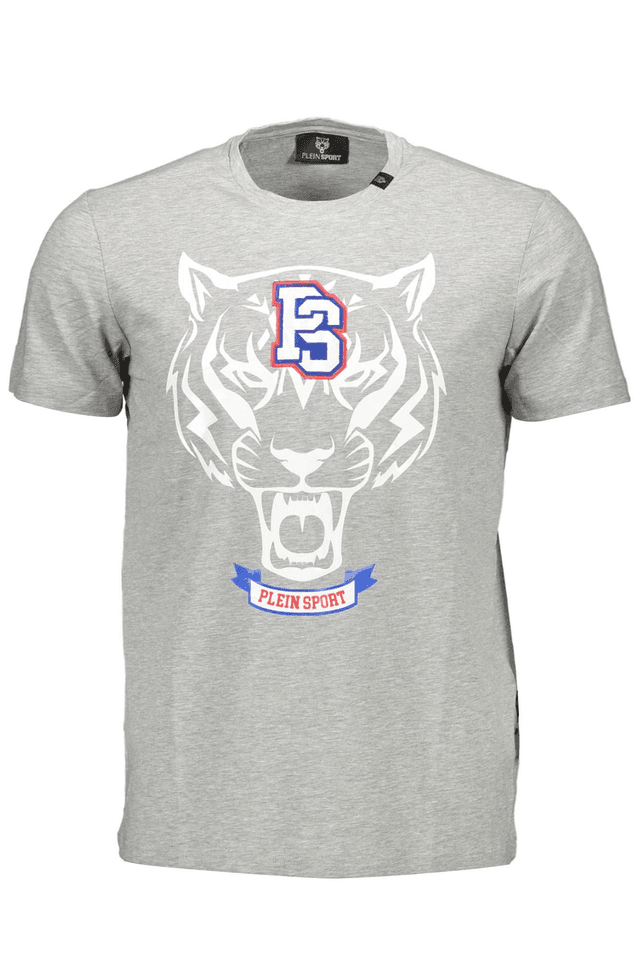 1211PLEIN SPORT T-SHIRT MANICHE CORTE UOMO GRIGIO