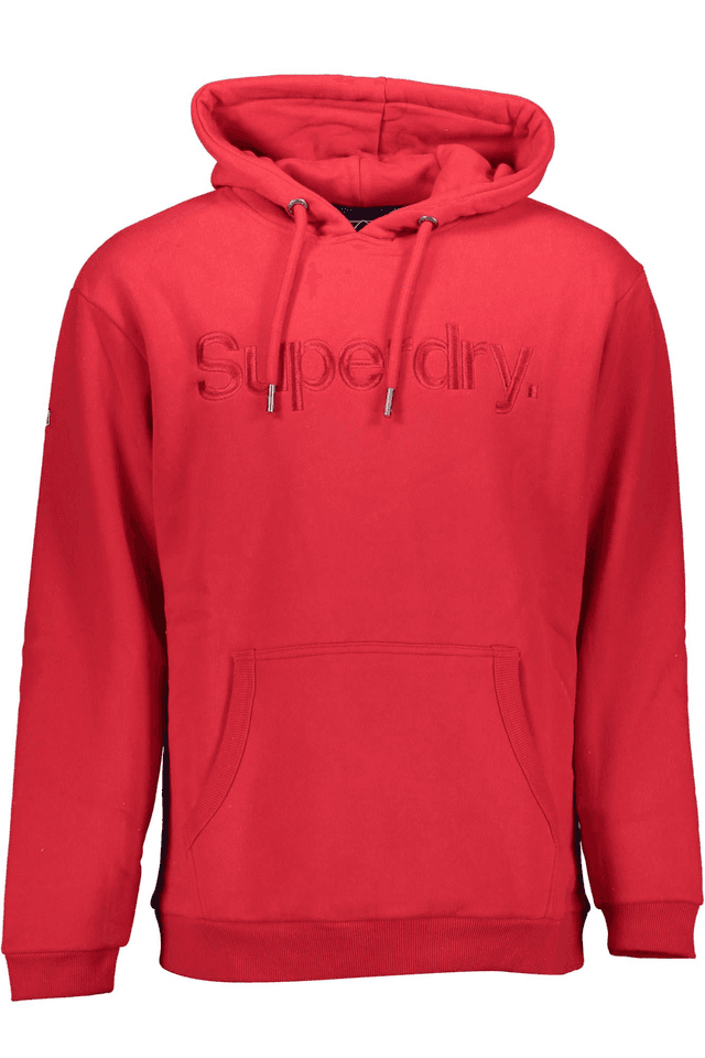 1264SUPERDRY FELPA SENZA ZIP UOMO ROSSO