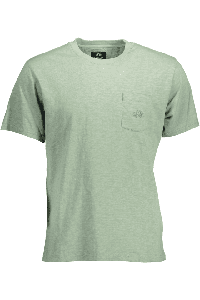 1606LA MARTINA T-SHIRT MANICHE CORTE UOMO VERDE