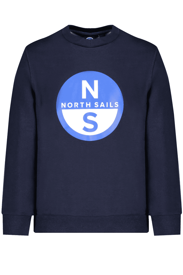 8389NORTH SAILS FELPA SENZA ZIP BAMBINO BLU