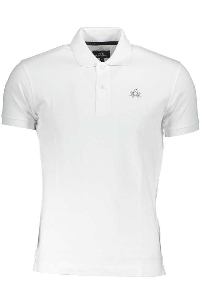 3044LA MARTINA POLO MANICHE CORTE UOMO BIANCO