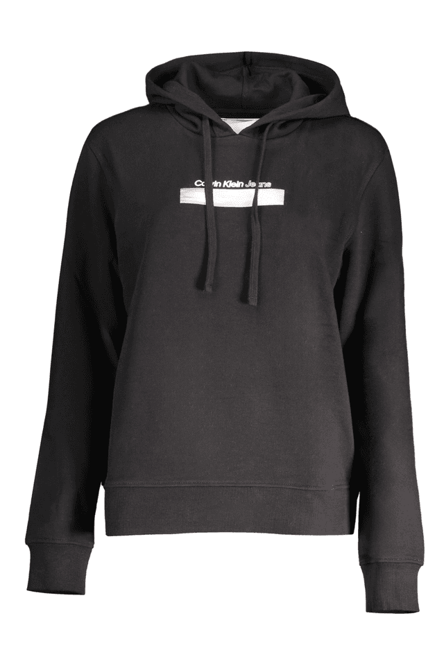 8866CALVIN KLEIN FELPA SENZA ZIP DONNA NERO