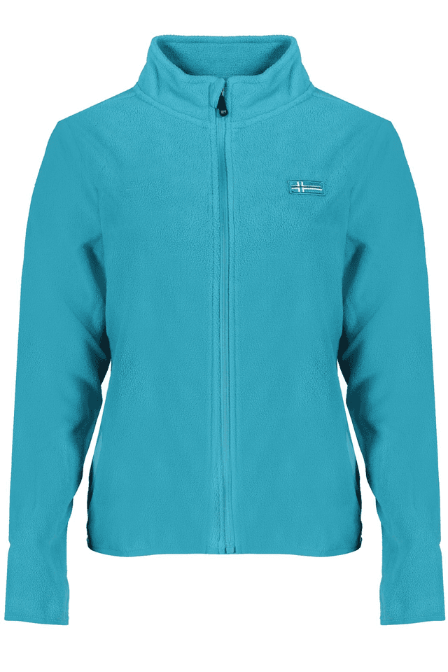 10096NORWAY 1963 FELPA CON ZIP DONNA AZZURRO