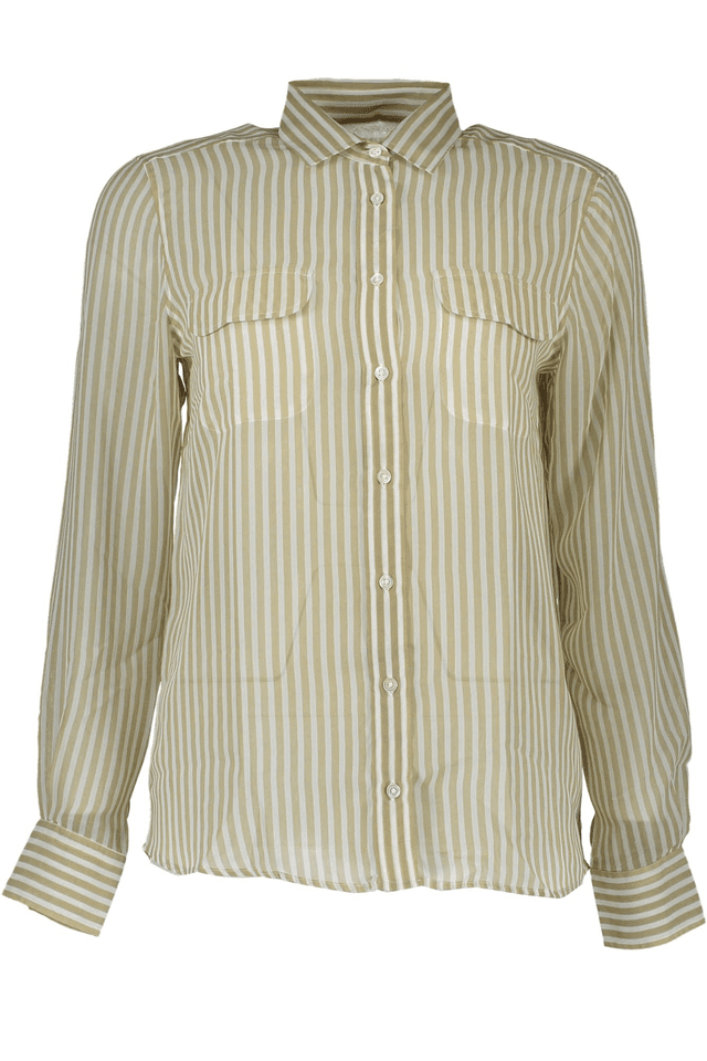 449GANT CAMICIA MANICHE LUNGHE DONNA BEIGE