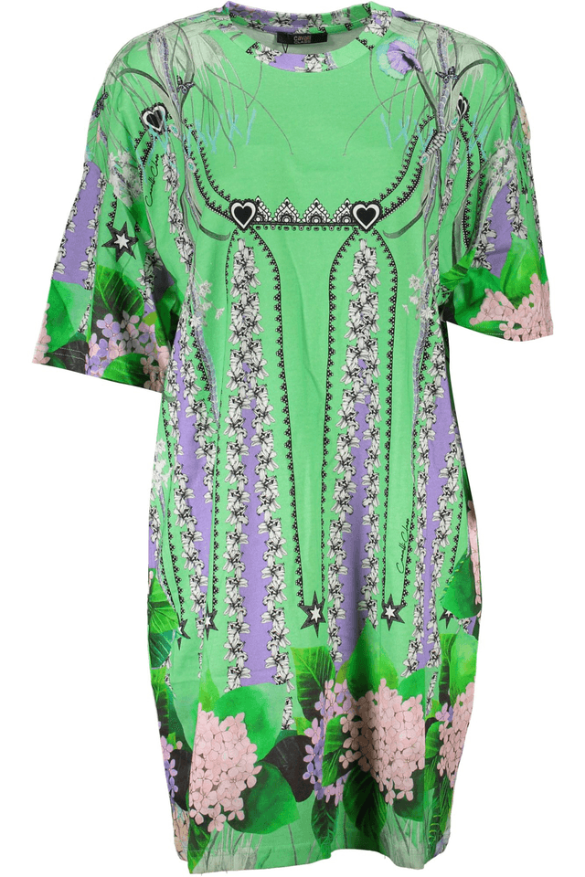 6761CAVALLI CLASS ABITO CORTO DONNA VERDE