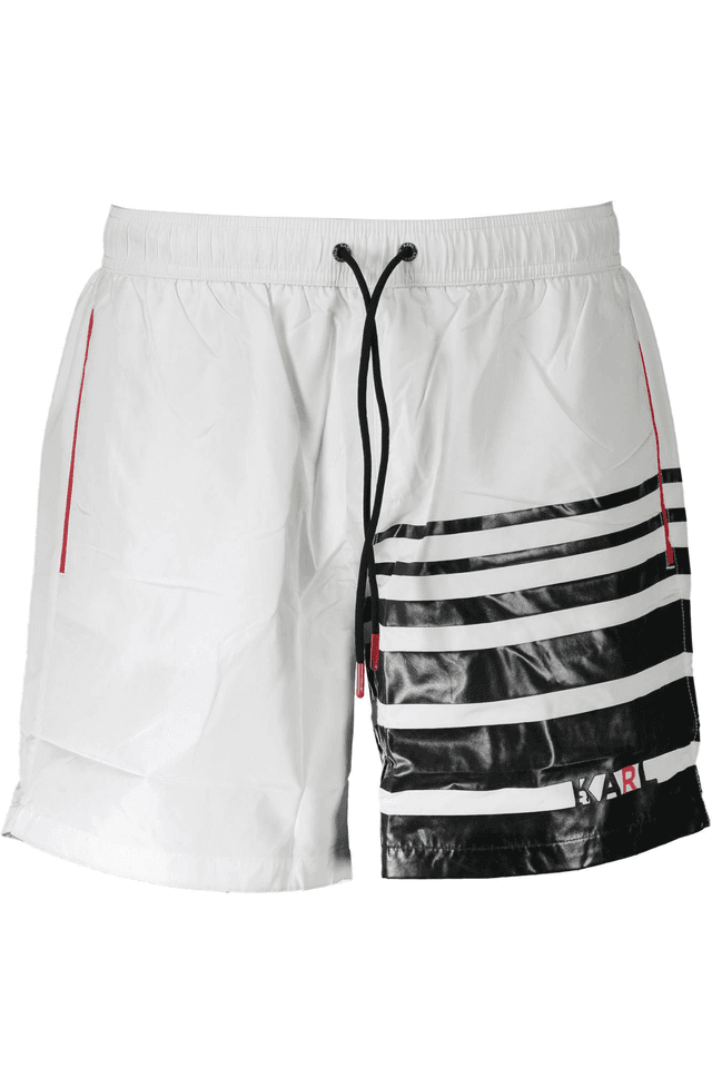232KARL LAGERFELD BEACHWEAR COSTUME PARTE SOTTO UOMO BIANCO
