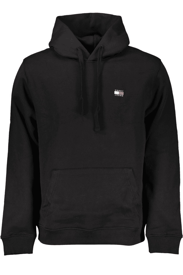 7211TOMMY HILFIGER FELPA SENZA ZIP UOMO NERO