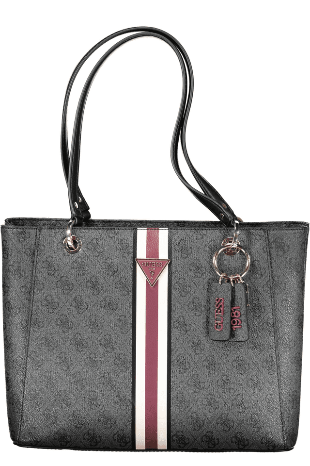 10444GUESS JEANS BORSA DONNA NERO