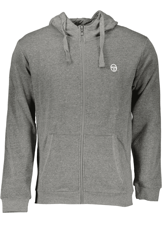 7196SERGIO TACCHINI FELPA CON ZIP UOMO GRIGIO