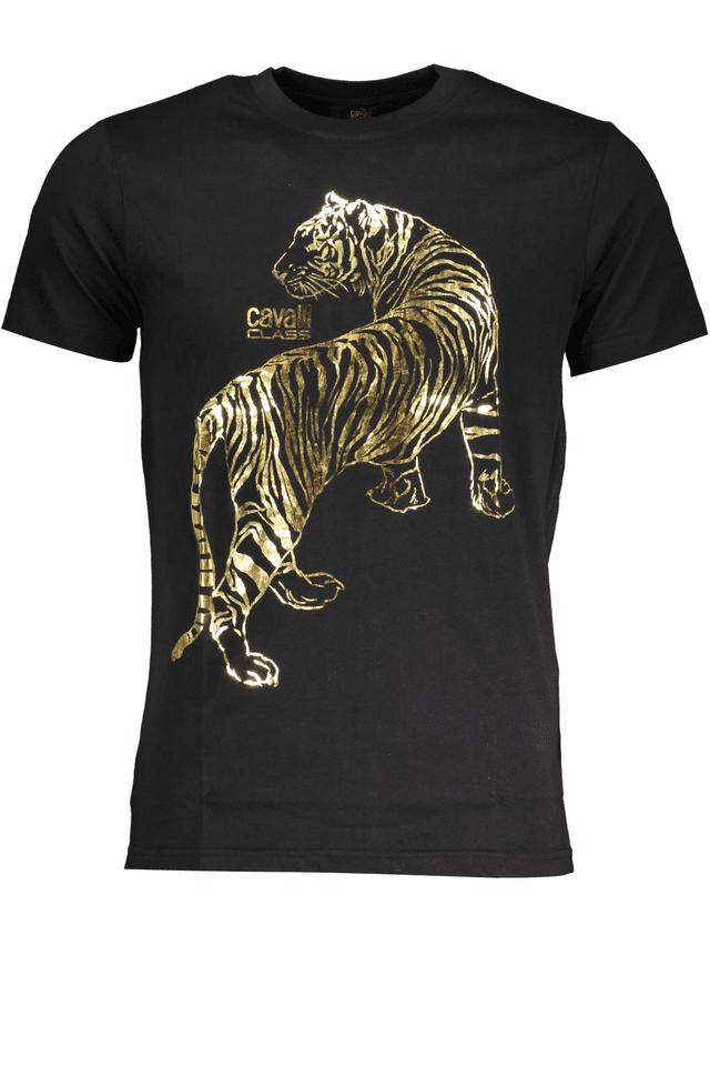 7720CAVALLI CLASS T-SHIRT MANICHE CORTE UOMO NERO