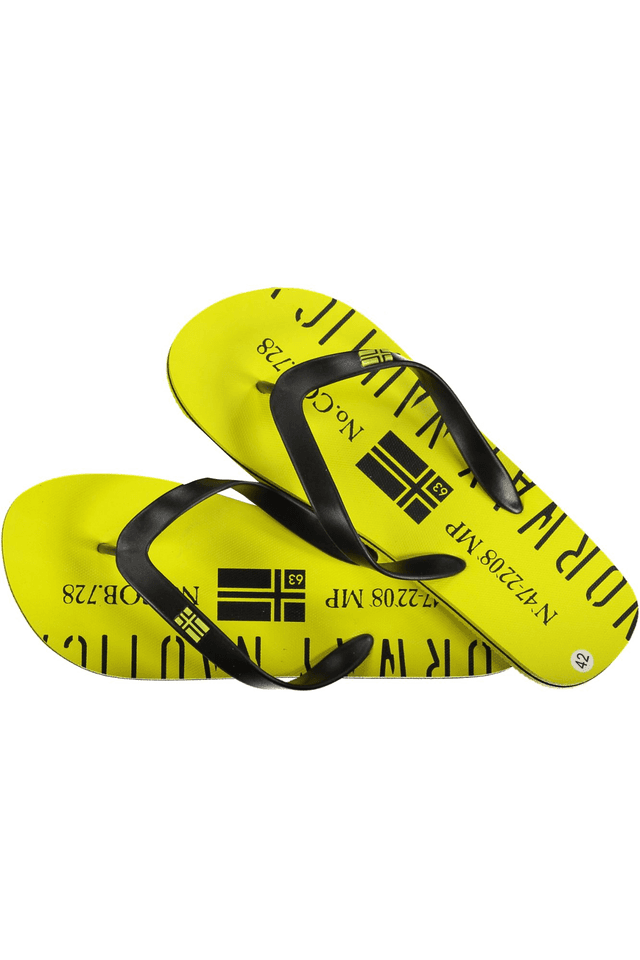 9421NORWAY 1963 CALZATURA CIABATTA UOMO GIALLO