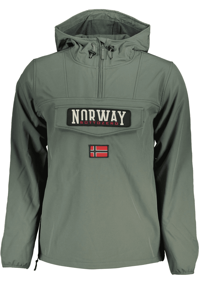 5962NORWAY 1963 GIACCA SPORTIVA UOMO VERDE