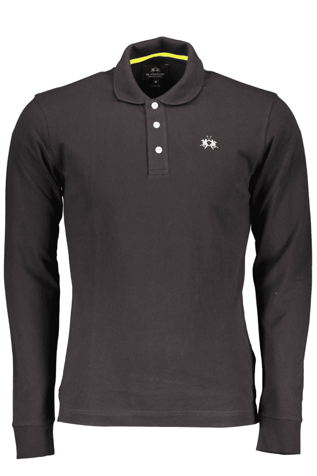 1950LA MARTINA POLO MANICHE LUNGHE UOMO NERO