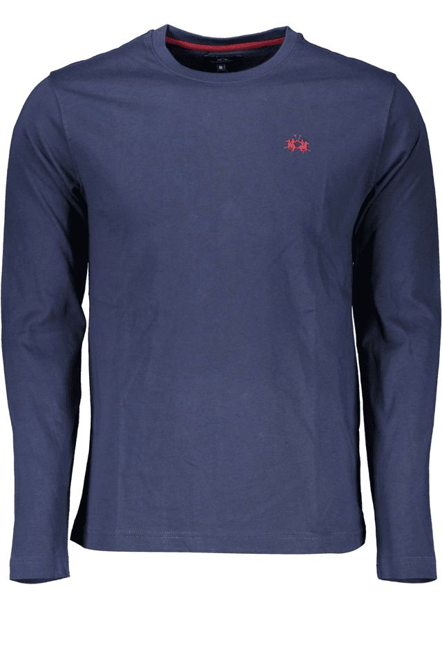 6933LA MARTINA T-SHIRT MANICHE LUNGHE UOMO BLU