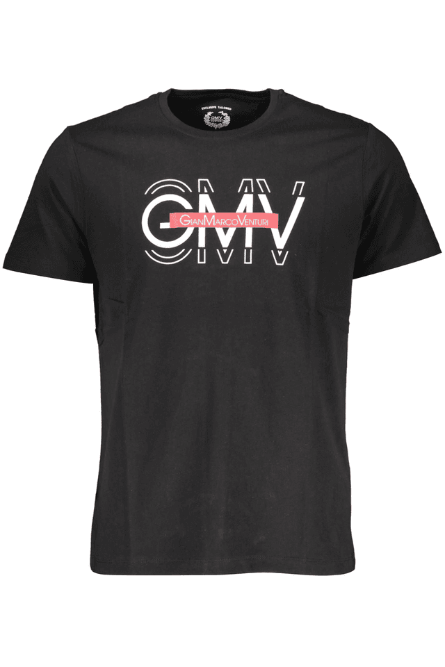 4054GIAN MARCO VENTURI T-SHIRT MANICHE CORTE UOMO NERO