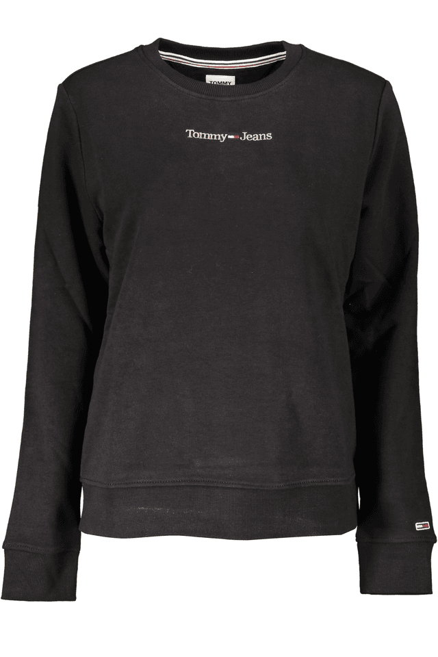 5668TOMMY HILFIGER FELPA SENZA ZIP DONNA NERO