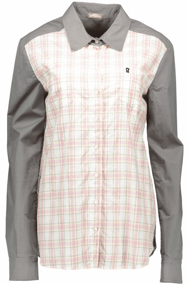 912JOHN GALLIANO CAMICIA MANICHE LUNGHE DONNA GRIGIO