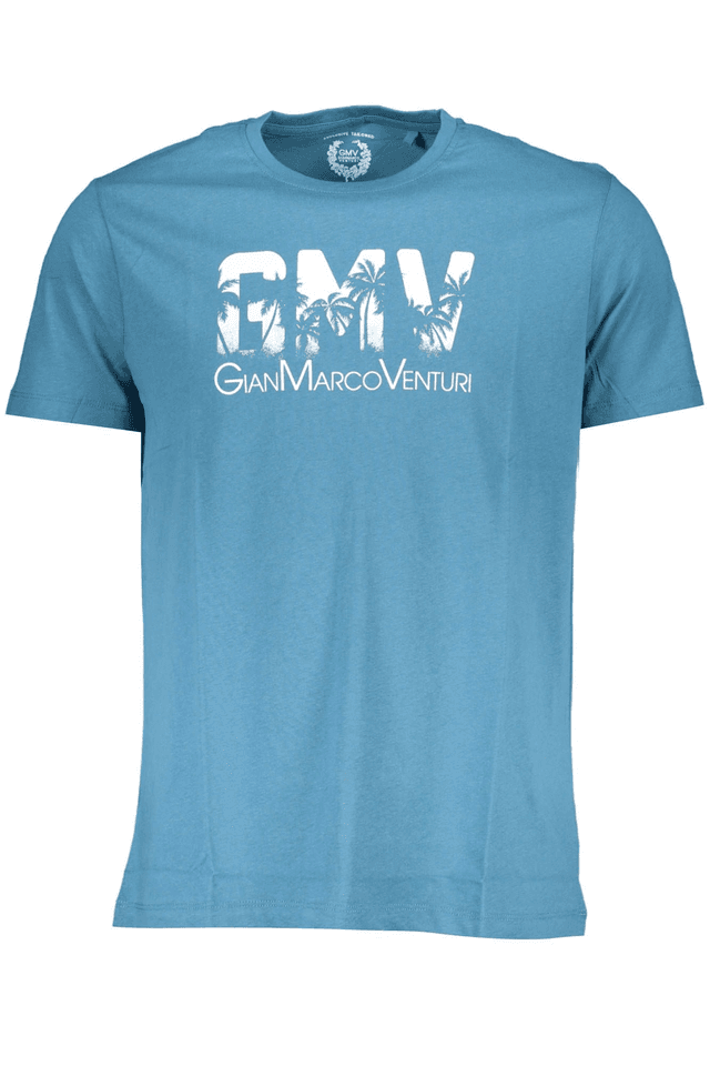 4043GIAN MARCO VENTURI T-SHIRT MANICHE CORTE UOMO BLU