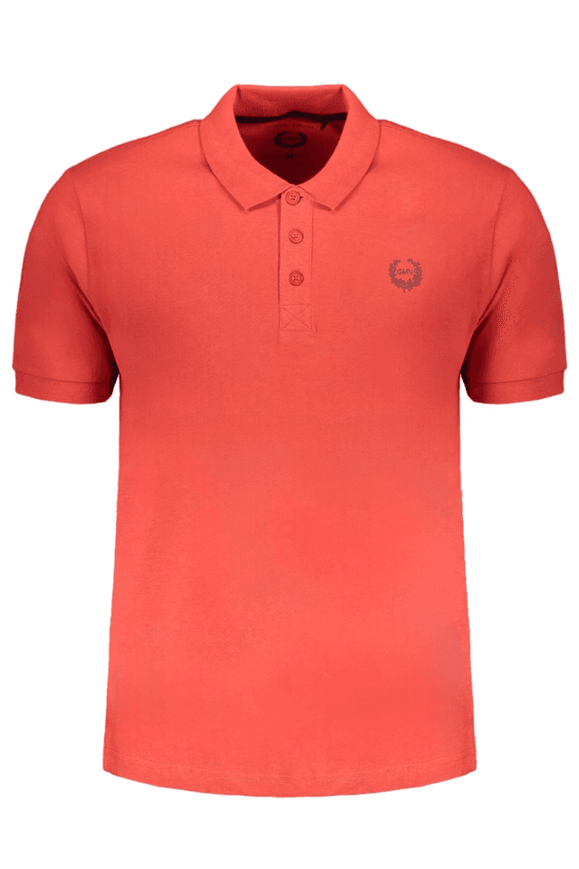 9642GIAN MARCO VENTURI POLO MANICHE CORTE UOMO ROSSO