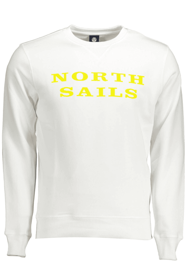 1684NORTH SAILS FELPA SENZA ZIP UOMO BIANCO