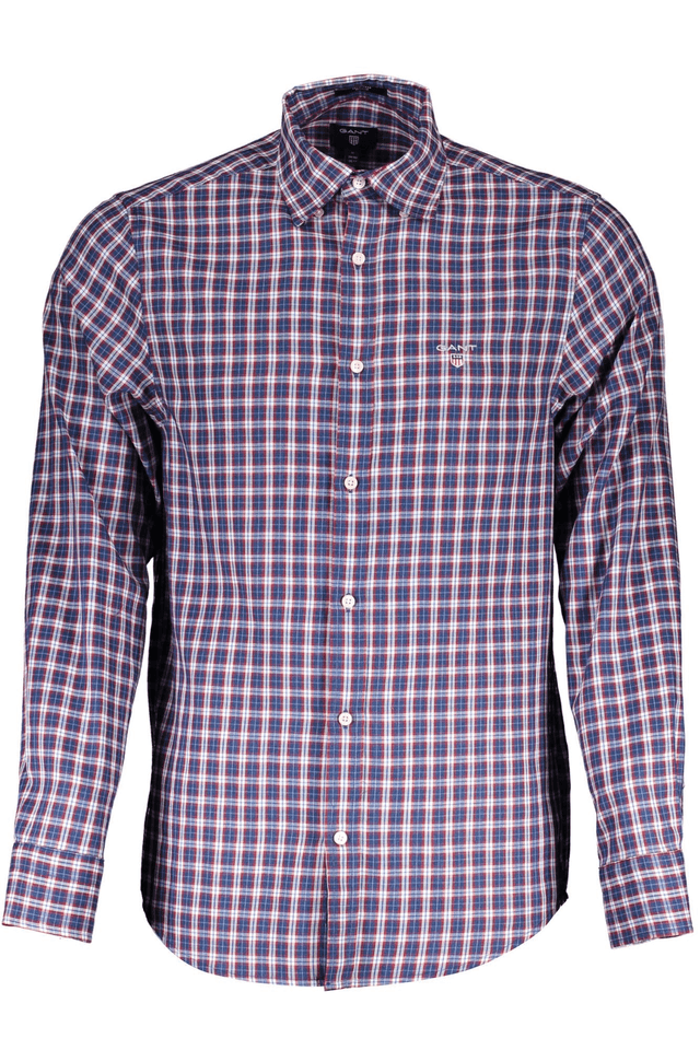 488GANT CAMICIA MANICHE LUNGHE UOMO BLU