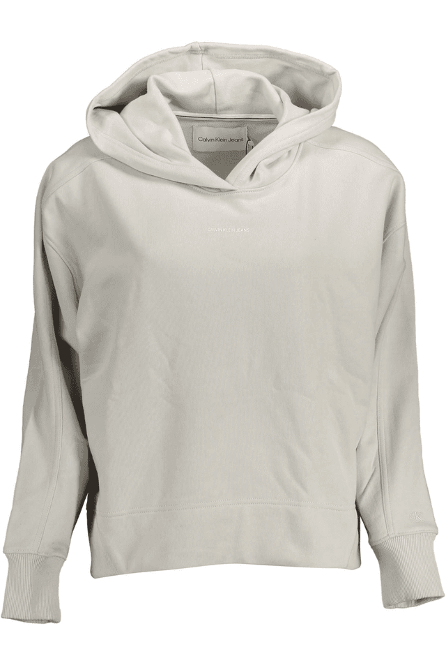 1398CALVIN KLEIN FELPA SENZA ZIP DONNA GRIGIO