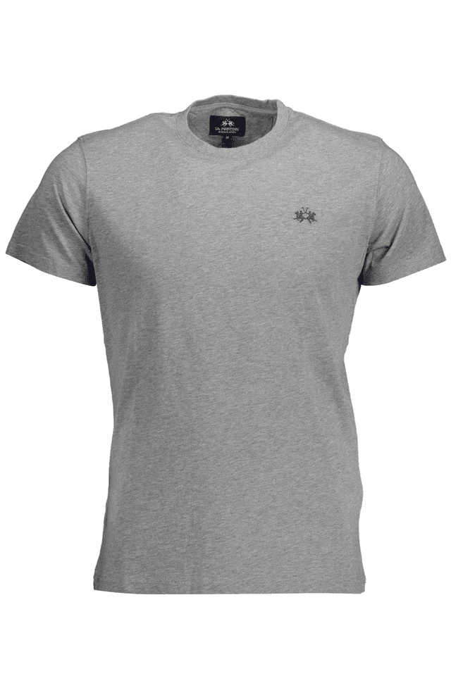 1614LA MARTINA T-SHIRT MANICHE CORTE UOMO GRIGIO