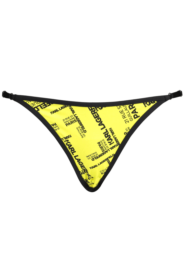 508KARL LAGERFELD BEACHWEAR COSTUME PARTE SOTTO DONNA GIALLO