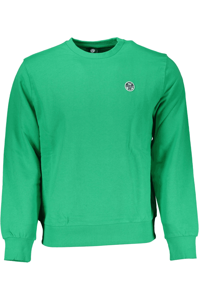 7169NORTH SAILS FELPA SENZA ZIP UOMO VERDE