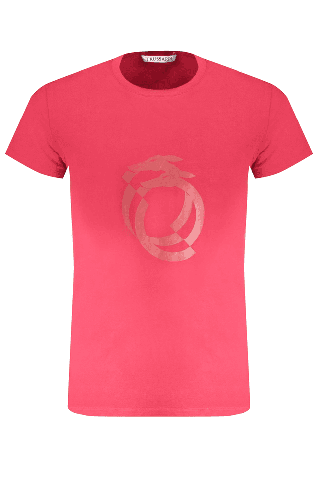 8877TRUSSARDI T-SHIRT MANICHE CORTE UOMO ROSSO