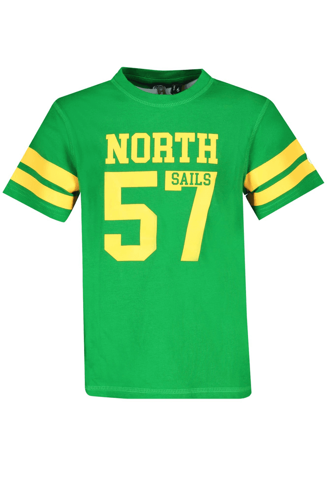 8619NORTH SAILS T-SHIRT MANICHE CORTE BAMBINO VERDE